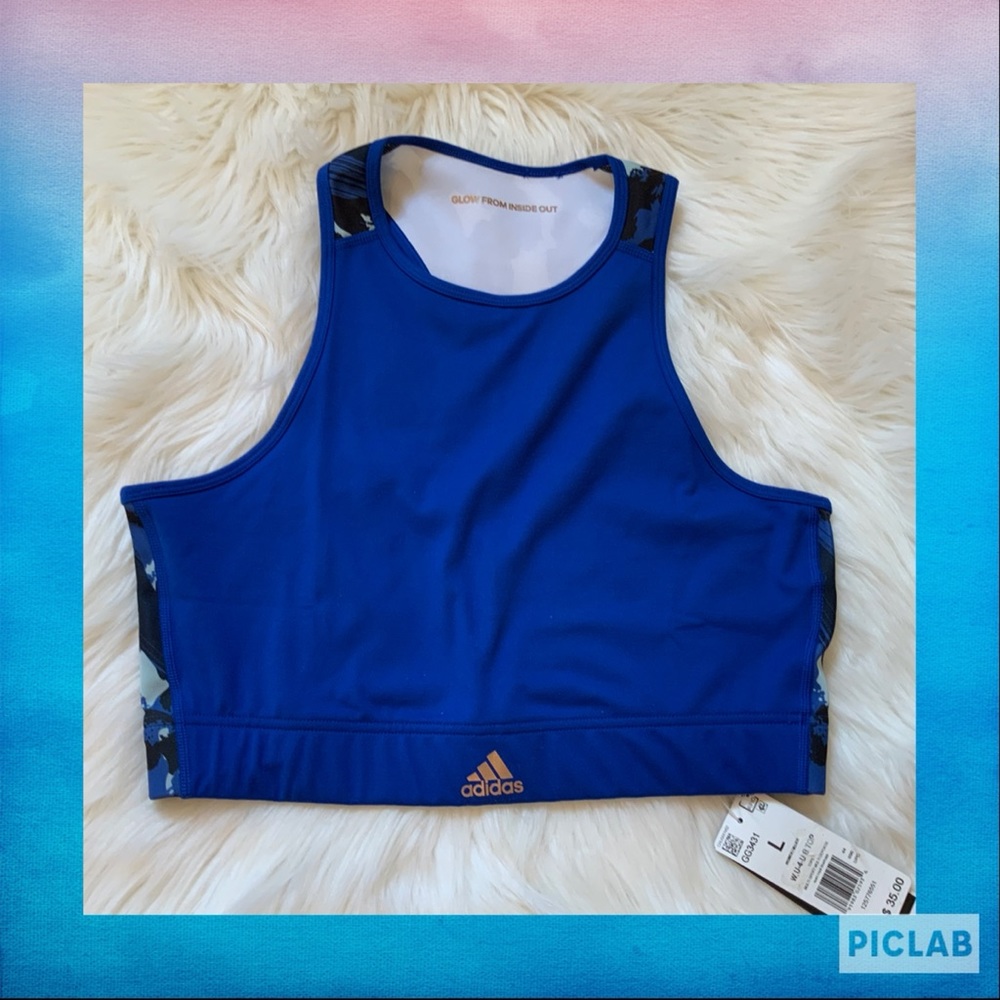 Adidas x Zoe Saldana Bra Top - Large - NWT